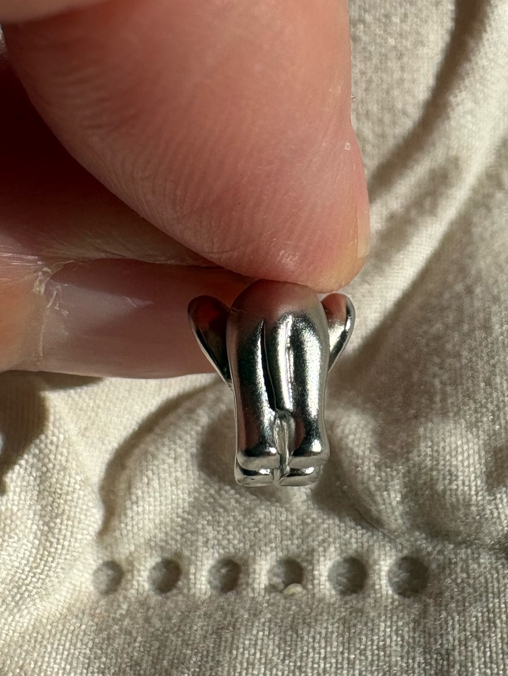 Silver Elephant Pendant Necklace - Picture 4 of 6